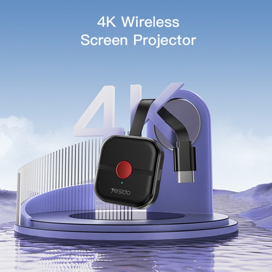 Yesido TV10 HD Wireless Screen Display Receiver, Specification:5G+4K(Black) - Wireless Display Dongle by Yesido | Online Shopping UK | buy2fix
