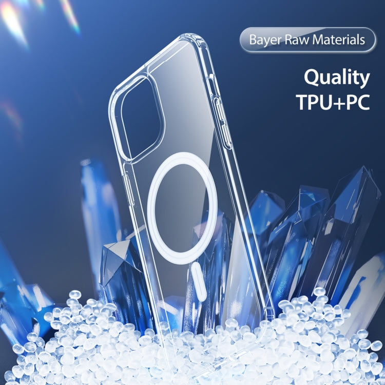 For iPhone 15 DUX DUCIS Clin Mag Series Magsafe TPU Phone Case(Transparent) - iPhone 15 Cases by DUX DUCIS | Online Shopping UK | buy2fix