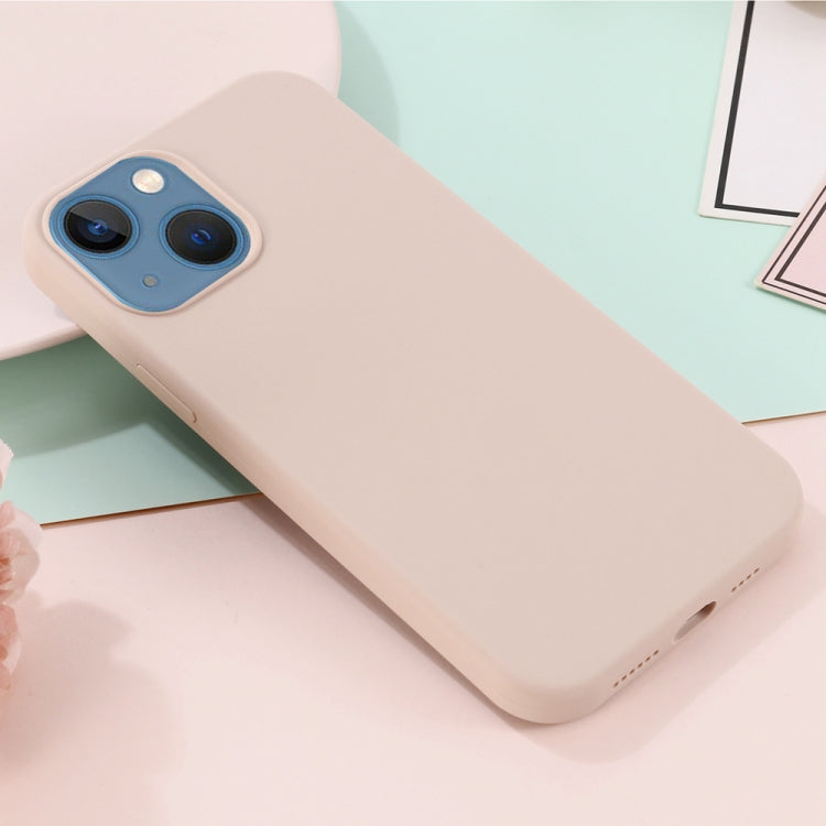 For iPhone 15 Shockproof Silicone Magsafe Phone Case(Sand Pink) - iPhone 15 Cases by buy2fix | Online Shopping UK | buy2fix