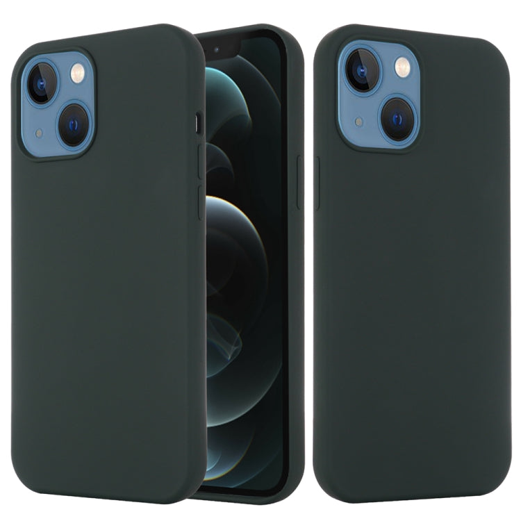 For iPhone 15 Shockproof Silicone Magsafe Phone Case(Dark Green) - iPhone 15 Cases by buy2fix | Online Shopping UK | buy2fix