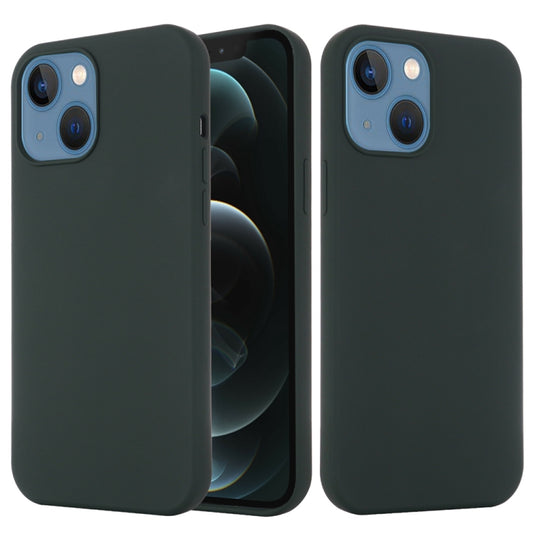 For iPhone 15 Shockproof Silicone Magsafe Phone Case(Dark Green) - iPhone 15 Cases by buy2fix | Online Shopping UK | buy2fix