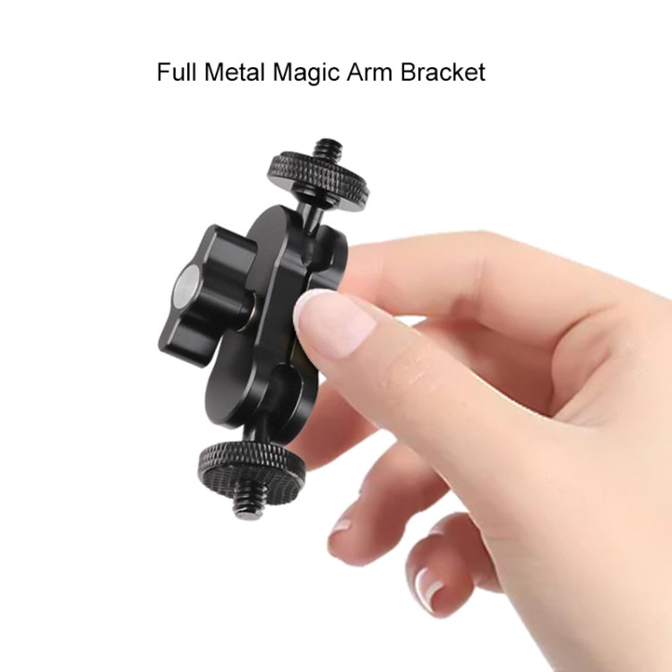 360 Pivot Magic Arm Mount 1/4 inch Ball Head Bracket(Black) - Camera Gimbal by buy2fix | Online Shopping UK | buy2fix
