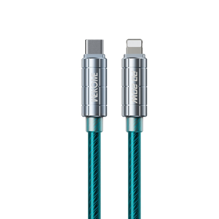 WK WDC-205 PD 20W USB-C/Type-C to 8 Pin Super Fast Charge Data Cable, Length: 1m(Blue) - 2 in 1 Cable by WK | Online Shopping UK | buy2fix