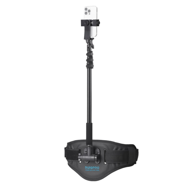 RUIGPRO Waist Belt Mount Strap With Phone Clamp & Selfie Stick by RUIGPRO