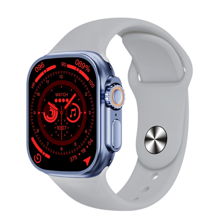 WS-E9 Ultra 2.2 inch IP67 Waterproof Silicone Band Smart Watch, Support Heart Rate / NFC(Silver) by buy2fix