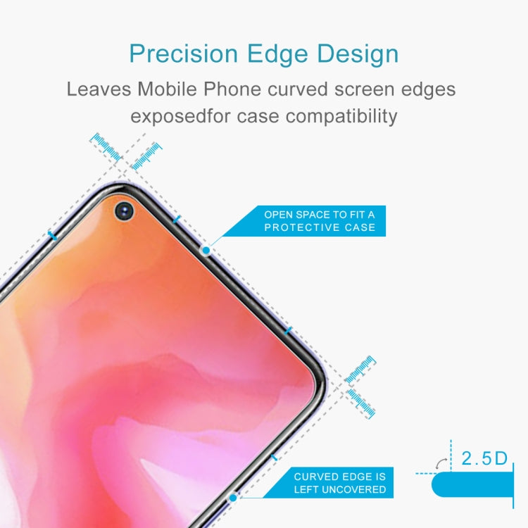 For Vivo Y3 Half-screen Transparent Tempered Glass Film - Others by DIYLooks | Online Shopping UK | buy2fix