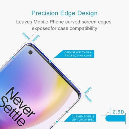 For OnePlus 8 Pro Half-screen Transparent Tempered Glass Film - OnePlus Tempered Glass by DIYLooks | Online Shopping UK | buy2fix