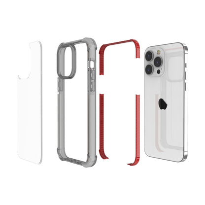 For iPhone 15 Pro Four-corner Shockproof TPU Hybrid Acrylic Phone Case(Brown) - iPhone 15 Pro Cases by buy2fix | Online Shopping UK | buy2fix