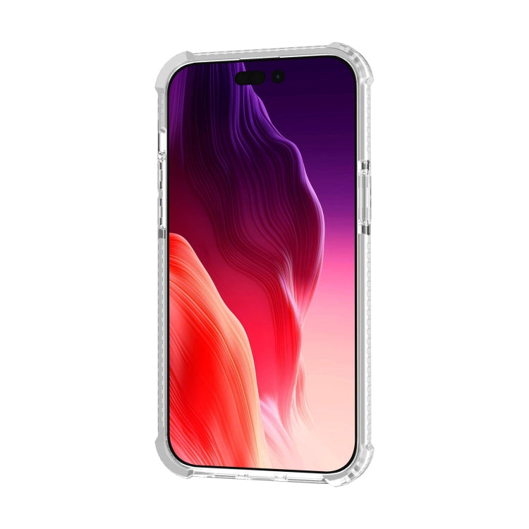For iPhone 15 Pro Four-corner Shockproof TPU Hybrid Acrylic Phone Case(Transparent) - iPhone 15 Pro Cases by buy2fix | Online Shopping UK | buy2fix