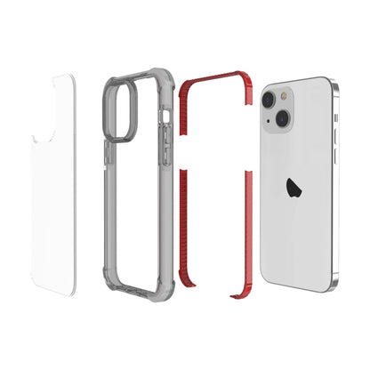 For iPhone 15 Plus Four-corner Shockproof TPU Hybrid Acrylic Phone Case(Brown) - iPhone 15 Plus Cases by buy2fix | Online Shopping UK | buy2fix