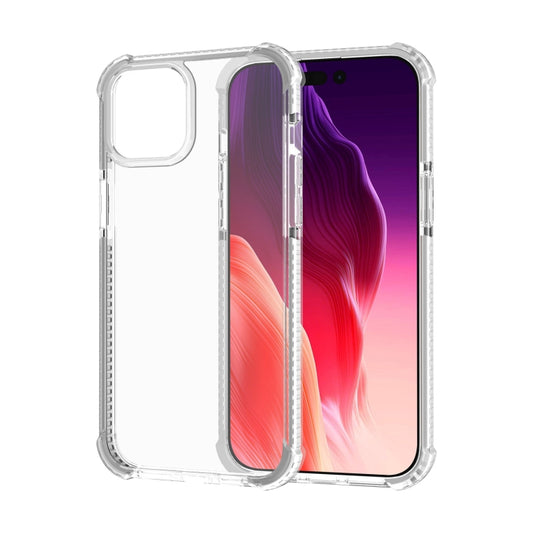 For iPhone 15 Plus Four-corner Shockproof TPU Hybrid Acrylic Phone Case(Transparent) - iPhone 15 Plus Cases by buy2fix | Online Shopping UK | buy2fix