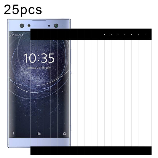 For Sony Xperia XA2 Ultra 25pcs 3D Curved Edge Full Screen Tempered Glass Film by buy2fix