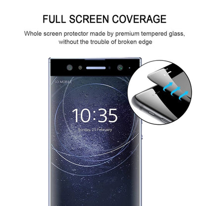 For Sony Xperia XA2 Ultra 25pcs 3D Curved Edge Full Screen Tempered Glass Film by buy2fix