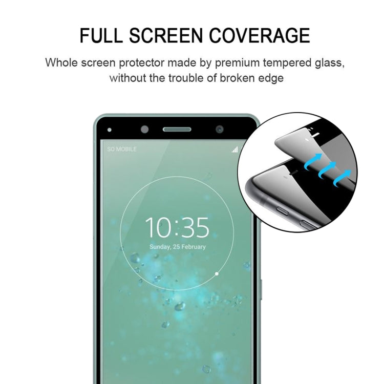 For Sony Xperia XZ2 Compact 25pcs 3D Curved Edge Full Screen Tempered Glass Film by buy2fix