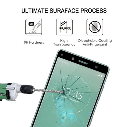 For Sony Xperia XZ2 Compact 25pcs 3D Curved Edge Full Screen Tempered Glass Film by buy2fix