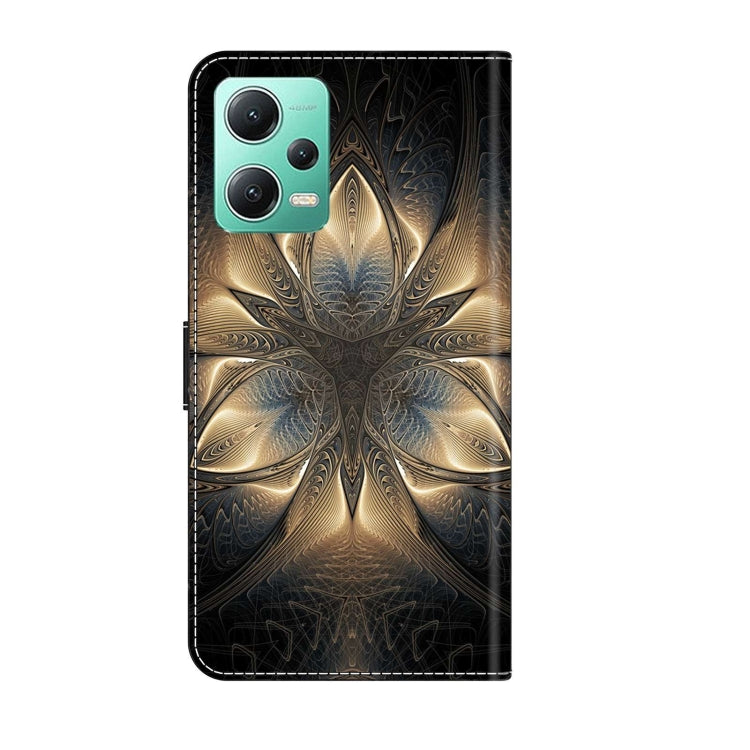 For Xiaomi Redmi Note 12 5G Global / Poco X5 Crystal 3D Shockproof Protective Leather Phone Case(Luminous Building) - Xiaomi Cases by buy2fix | Online Shopping UK | buy2fix