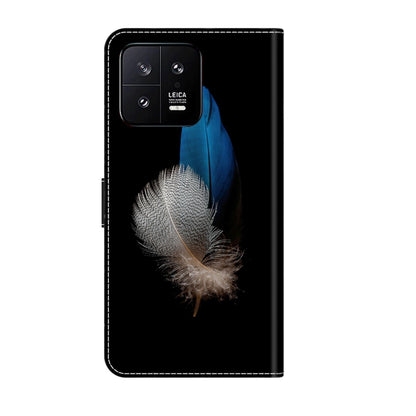 For Xiaomi 13 Crystal 3D Shockproof Protective Leather Phone Case(Two Branches) - Xiaomi Cases by buy2fix | Online Shopping UK | buy2fix