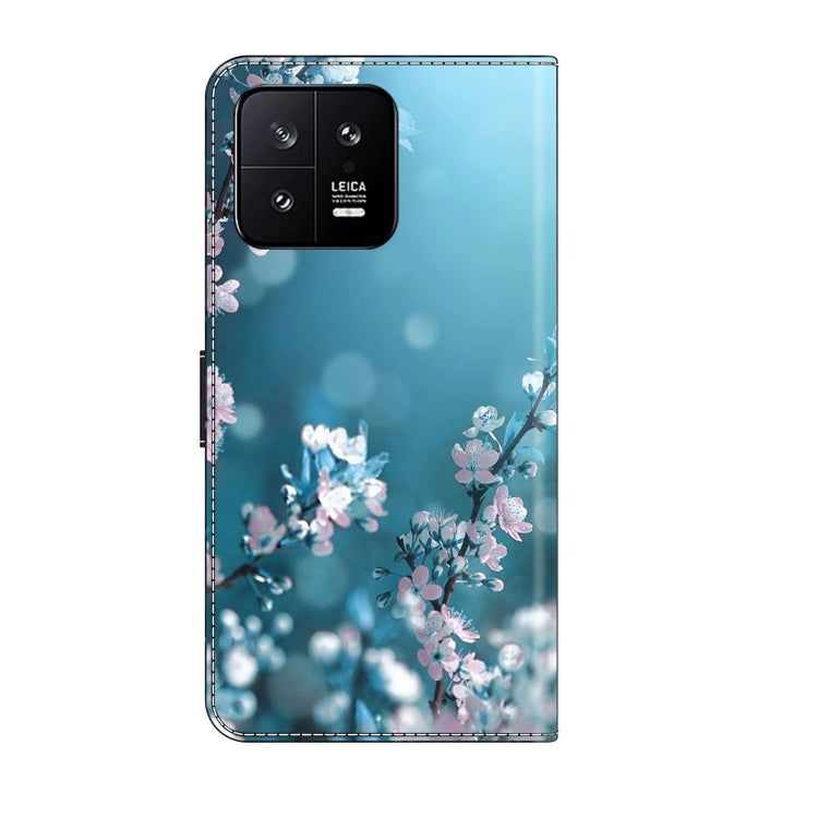 For Xiaomi 13 Crystal 3D Shockproof Protective Leather Phone Case(Plum Flower) - Xiaomi Cases by buy2fix | Online Shopping UK | buy2fix