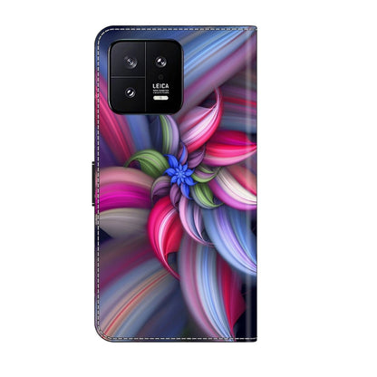 For Xiaomi 13 Crystal 3D Shockproof Protective Leather Phone Case(Colorful Flower) - Xiaomi Cases by buy2fix | Online Shopping UK | buy2fix