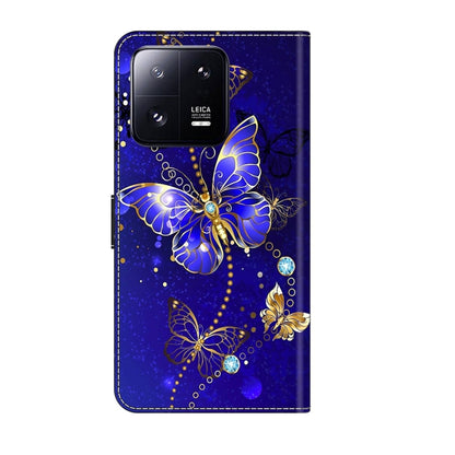 For Xiaomi 13 Pro Crystal 3D Shockproof Protective Leather Phone Case(Diamond Butterfly) - Xiaomi Cases by buy2fix | Online Shopping UK | buy2fix