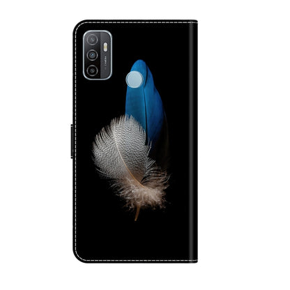 For Samsung Galaxy A33 5G Crystal 3D Shockproof Protective Leather Phone Case(Two Branches) by buy2fix