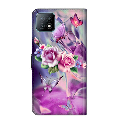 For Samsung Galaxy A53 Crystal 3D Shockproof Protective Leather Phone Case(Butterfly) by buy2fix