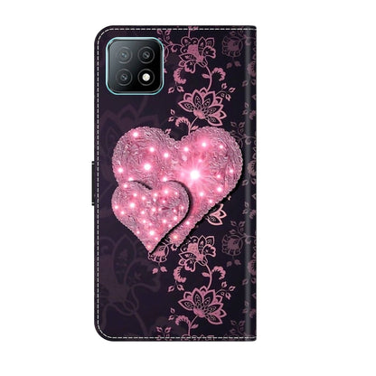 For Samsung Galaxy A53 Crystal 3D Shockproof Protective Leather Phone Case(Lace Love) by buy2fix