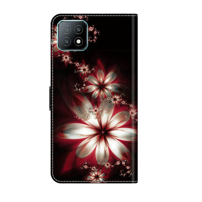 For Samsung Galaxy A53 Crystal 3D Shockproof Protective Leather Phone Case(Fantastic Flower) by buy2fix