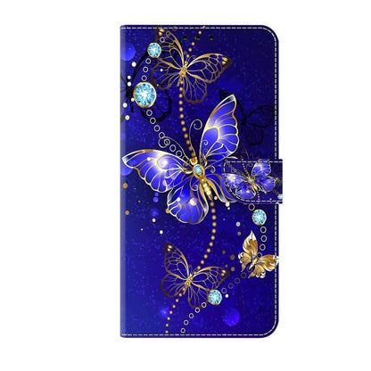 For Samsung Galaxy A53 Crystal 3D Shockproof Protective Leather Phone Case(Diamond Butterfly) by buy2fix