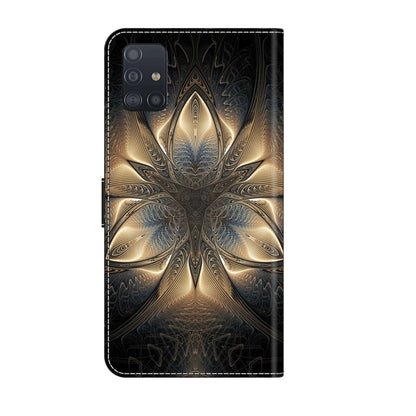 For Samsung Galaxy A71 4G Crystal 3D Shockproof Protective Leather Phone Case(Luminous Building) by buy2fix