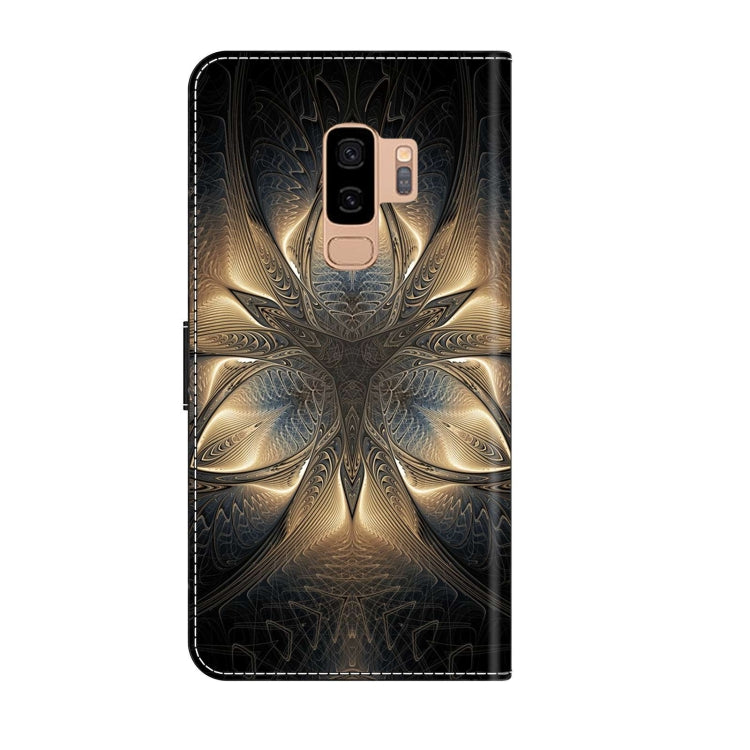 For Samsung Galaxy S9+ Crystal 3D Shockproof Protective Leather Phone Case(Luminous Building) by buy2fix