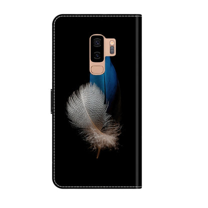 For Samsung Galaxy S9+ Crystal 3D Shockproof Protective Leather Phone Case(Two Branches) by buy2fix