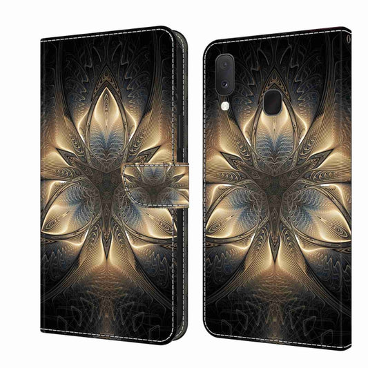 For Samsung Galaxy S10e Crystal 3D Shockproof Protective Leather Phone Case(Luminous Building) by buy2fix