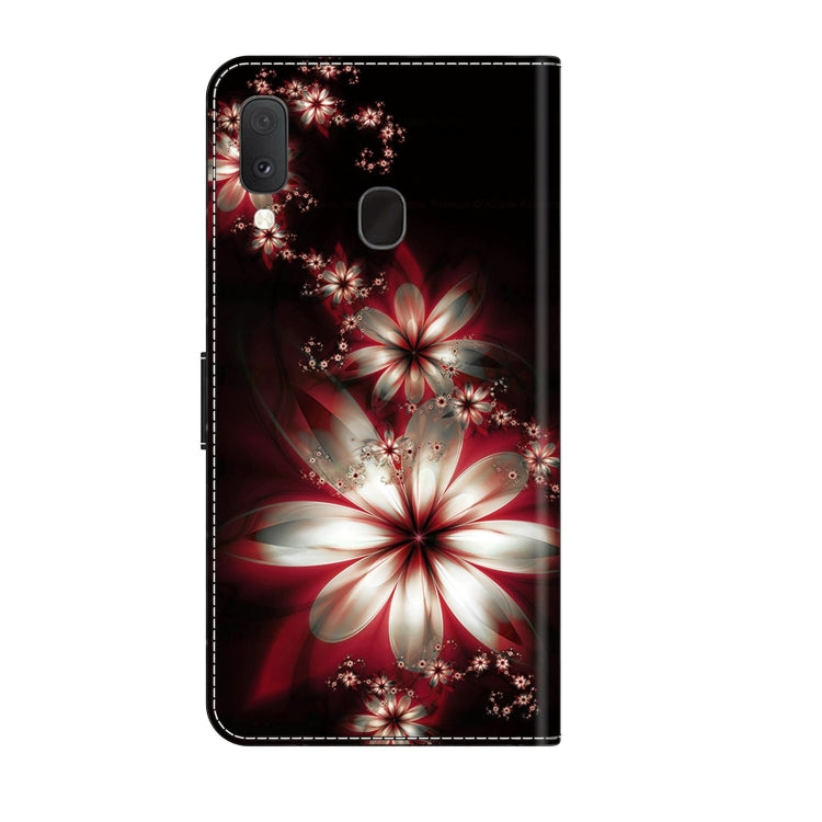 For Samsung Galaxy S10e Crystal 3D Shockproof Protective Leather Phone Case(Fantastic Flower) by buy2fix
