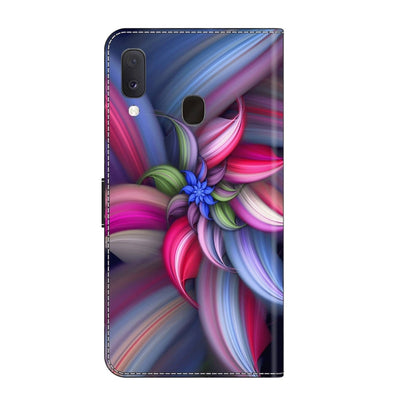 For Samsung Galaxy S10e Crystal 3D Shockproof Protective Leather Phone Case(Colorful Flower) by buy2fix