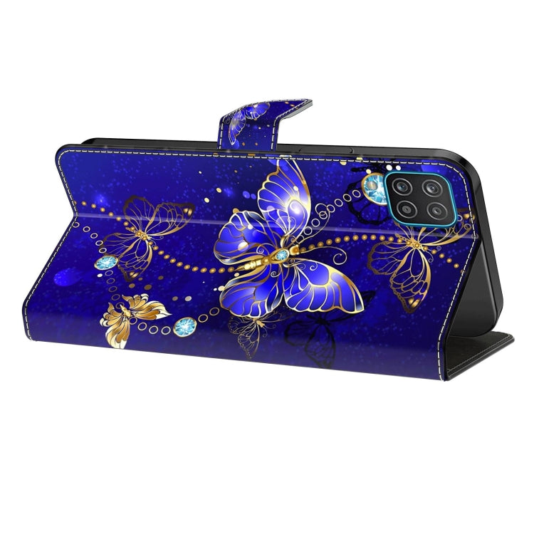 For Samsung Galaxy S20 FE Crystal 3D Shockproof Protective Leather Phone Case(Diamond Butterfly) by buy2fix