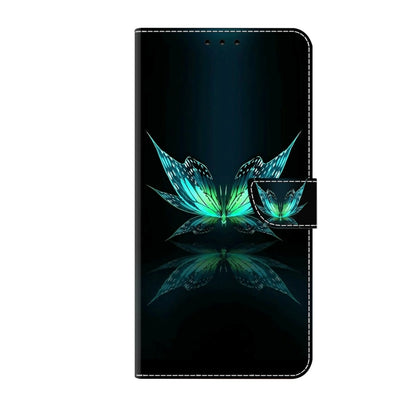 For Samsung Galaxy S21 Crystal 3D Shockproof Protective Leather Phone Case(Reflection Dutterfly) - Galaxy S21 5G Cases by buy2fix | Online Shopping UK | buy2fix