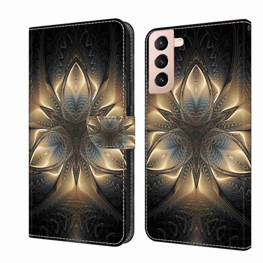 For Samsung Galaxy S21 Crystal 3D Shockproof Protective Leather Phone Case(Luminous Building) - Galaxy S21 5G Cases by buy2fix | Online Shopping UK | buy2fix
