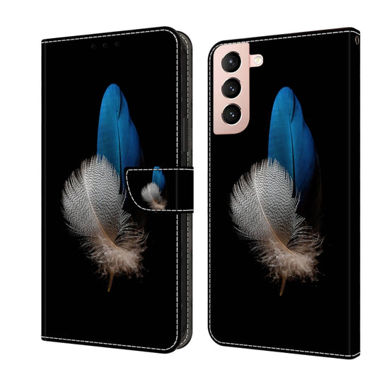 For Samsung Galaxy S21 Crystal 3D Shockproof Protective Leather Phone Case(Two Branches) - Galaxy S21 5G Cases by buy2fix | Online Shopping UK | buy2fix