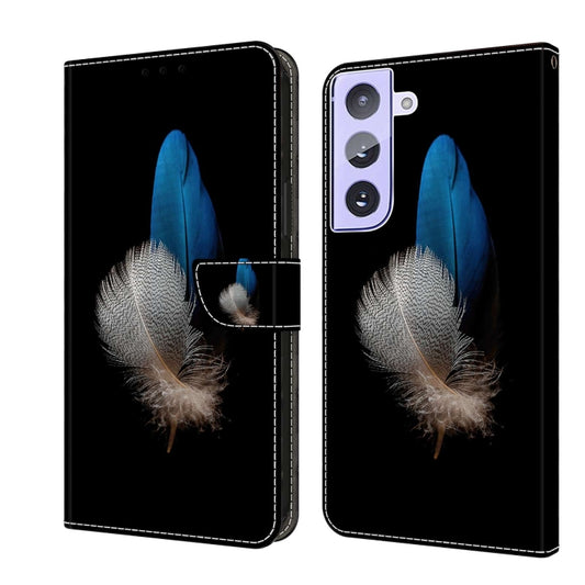 For Samsung Galaxy S21+ Crystal 3D Shockproof Protective Leather Phone Case(Two Branches) - Galaxy S21+ 5G Cases by buy2fix | Online Shopping UK | buy2fix