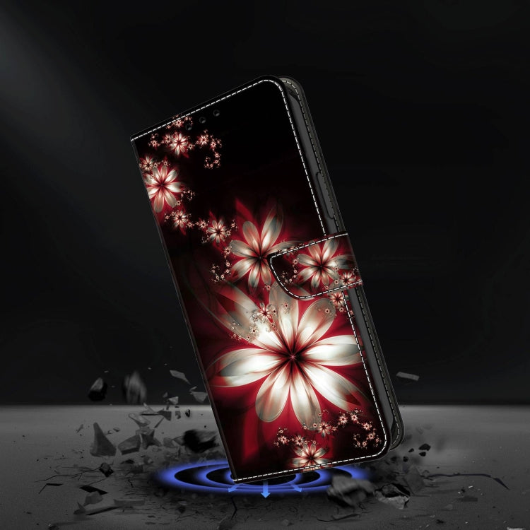For Samsung Galaxy S21+ Crystal 3D Shockproof Protective Leather Phone Case(Fantastic Flower) - Galaxy S21+ 5G Cases by buy2fix | Online Shopping UK | buy2fix