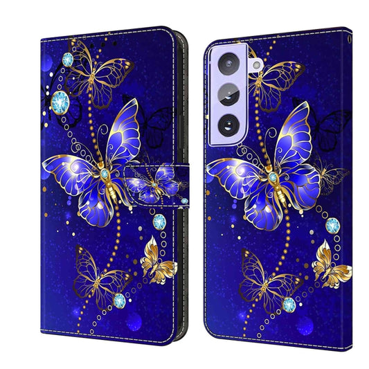 For Samsung Galaxy S21+ Crystal 3D Shockproof Protective Leather Phone Case(Diamond Butterfly) - Galaxy S21+ 5G Cases by buy2fix | Online Shopping UK | buy2fix