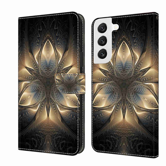For Samsung Galaxy S22 Crystal 3D Shockproof Protective Leather Phone Case(Luminous Building) - Galaxy S22 5G Cases by buy2fix | Online Shopping UK | buy2fix