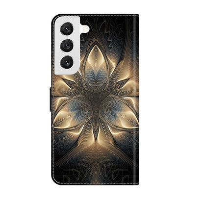 For Samsung Galaxy S22 Crystal 3D Shockproof Protective Leather Phone Case(Luminous Building) - Galaxy S22 5G Cases by buy2fix | Online Shopping UK | buy2fix