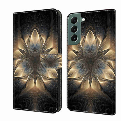For Samsung Galaxy S22+ Crystal 3D Shockproof Protective Leather Phone Case(Luminous Building) - Galaxy S22+ 5G Cases by buy2fix | Online Shopping UK | buy2fix