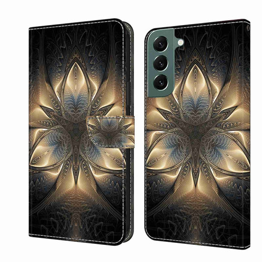 For Samsung Galaxy S22+ Crystal 3D Shockproof Protective Leather Phone Case(Luminous Building) - Galaxy S22+ 5G Cases by buy2fix | Online Shopping UK | buy2fix
