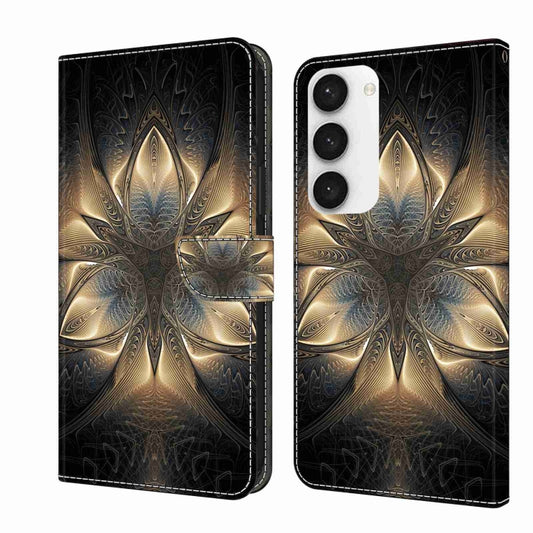For Samsung Galaxy S23 Crystal 3D Shockproof Protective Leather Phone Case(Luminous Building) - Galaxy S23 5G Cases by buy2fix | Online Shopping UK | buy2fix