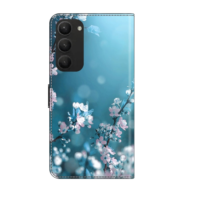 For Samsung Galaxy S23+ Crystal 3D Shockproof Protective Leather Phone Case(Plum Flower) - Galaxy S23+ 5G Cases by buy2fix | Online Shopping UK | buy2fix