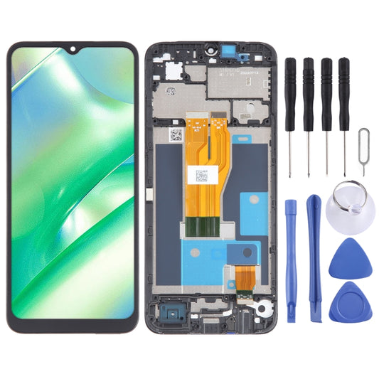 For Realme C33 OEM LCD Screen Digitizer Full Assembly with Frame - LCD Screen by buy2fix | Online Shopping UK | buy2fix