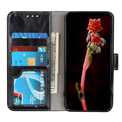 For OnePlus Nord 3 / Ace 2V Retro Crazy Horse Texture Leather Phone Case(Black) - OnePlus Cases by buy2fix | Online Shopping UK | buy2fix